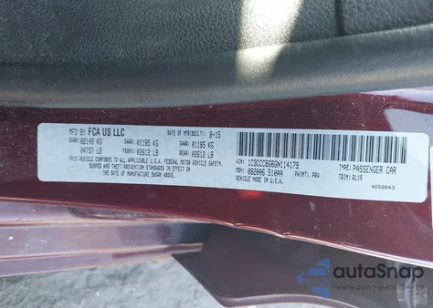 2016 Chrysler 200 S from USA, damaged, VIN 1C3CCCBG6GN114179